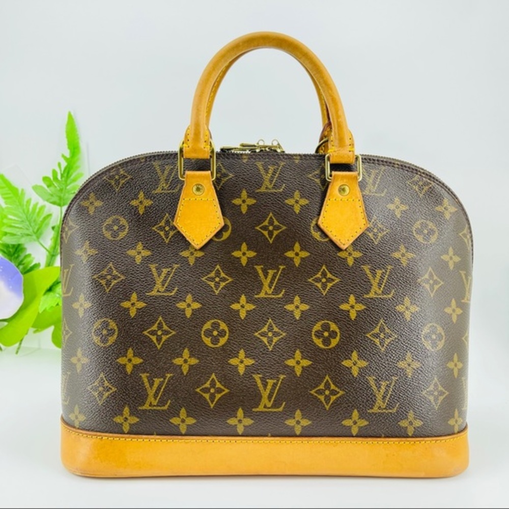 💯AUTH LOUIS VUITTON MONOGRAM ALMA PM HANDBAG